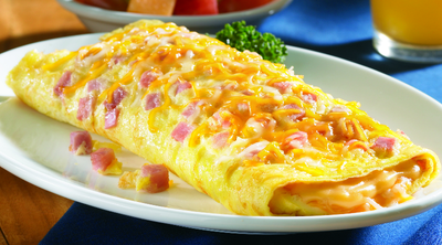 RECETA : OMELETTE DE JAMÓN Y QUESO